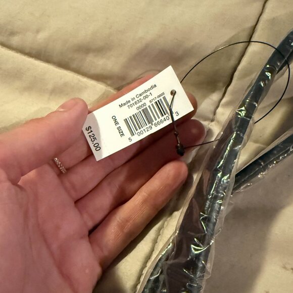 NWT Banana Republic Vegan Drawstring Tote (orig. $125) - Picture 5 of 5